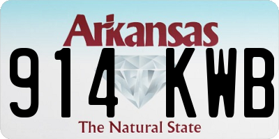 AR license plate 914KWB