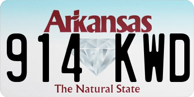 AR license plate 914KWD
