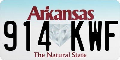 AR license plate 914KWF
