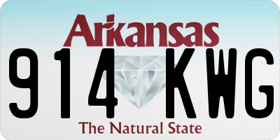 AR license plate 914KWG