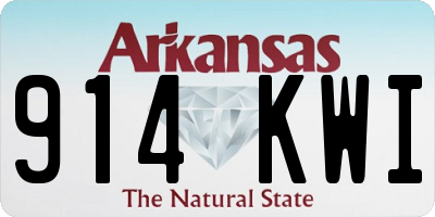 AR license plate 914KWI