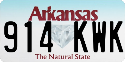 AR license plate 914KWK