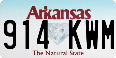AR license plate 914KWM