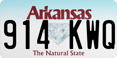 AR license plate 914KWQ