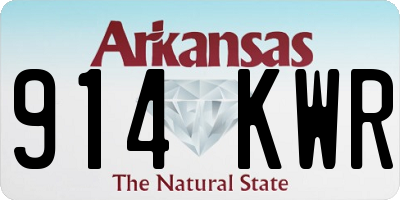 AR license plate 914KWR