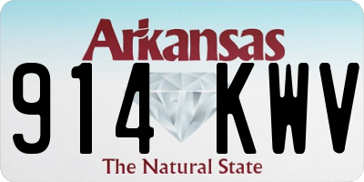 AR license plate 914KWV