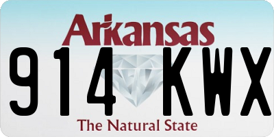 AR license plate 914KWX