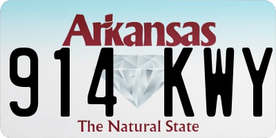 AR license plate 914KWY