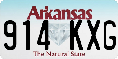 AR license plate 914KXG