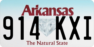 AR license plate 914KXI