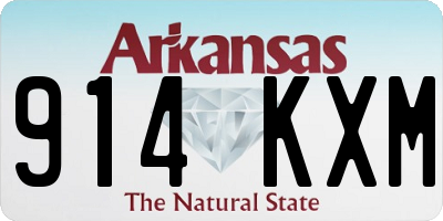 AR license plate 914KXM