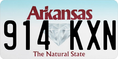 AR license plate 914KXN