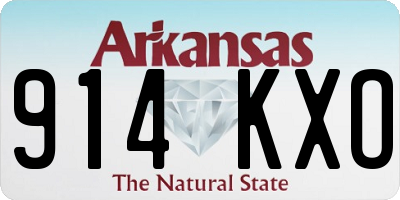 AR license plate 914KXO