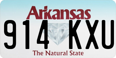 AR license plate 914KXU