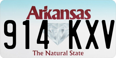 AR license plate 914KXV