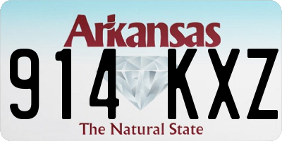 AR license plate 914KXZ