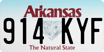 AR license plate 914KYF