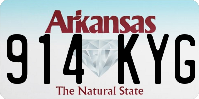 AR license plate 914KYG