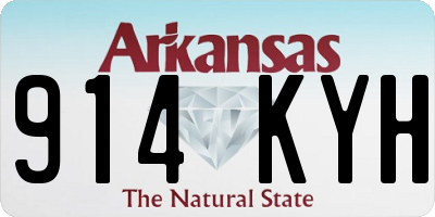 AR license plate 914KYH