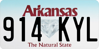 AR license plate 914KYL
