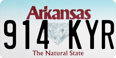 AR license plate 914KYR