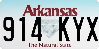 AR license plate 914KYX