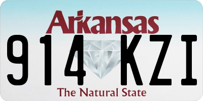 AR license plate 914KZI