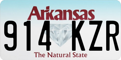 AR license plate 914KZR