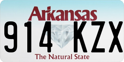 AR license plate 914KZX