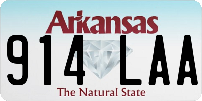 AR license plate 914LAA
