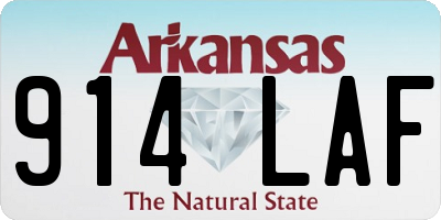 AR license plate 914LAF