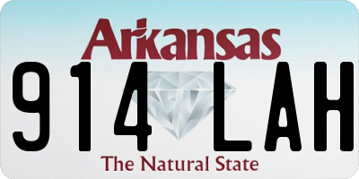 AR license plate 914LAH