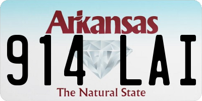AR license plate 914LAI