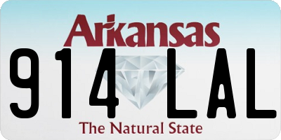 AR license plate 914LAL