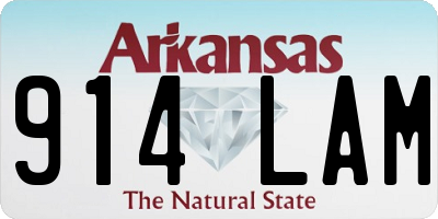AR license plate 914LAM
