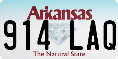 AR license plate 914LAQ
