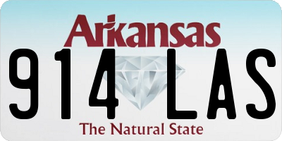 AR license plate 914LAS
