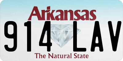 AR license plate 914LAV