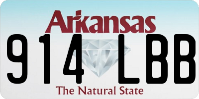 AR license plate 914LBB