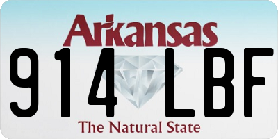 AR license plate 914LBF