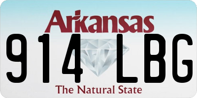 AR license plate 914LBG