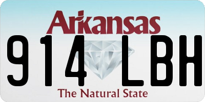 AR license plate 914LBH