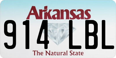 AR license plate 914LBL