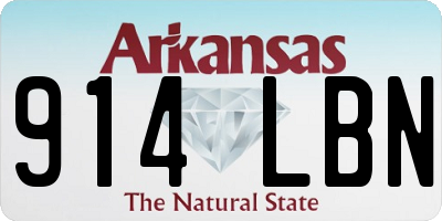 AR license plate 914LBN