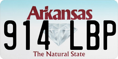 AR license plate 914LBP