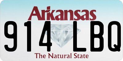 AR license plate 914LBQ