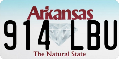 AR license plate 914LBU