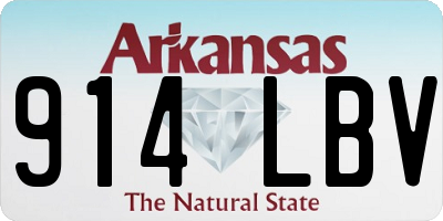 AR license plate 914LBV