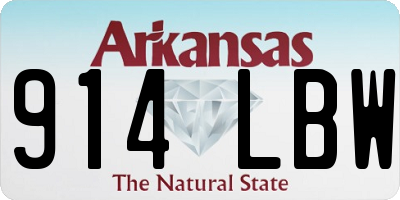 AR license plate 914LBW