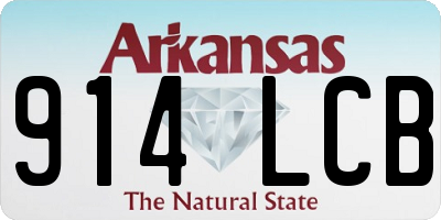 AR license plate 914LCB